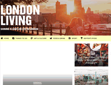 Tablet Screenshot of londonliving.at